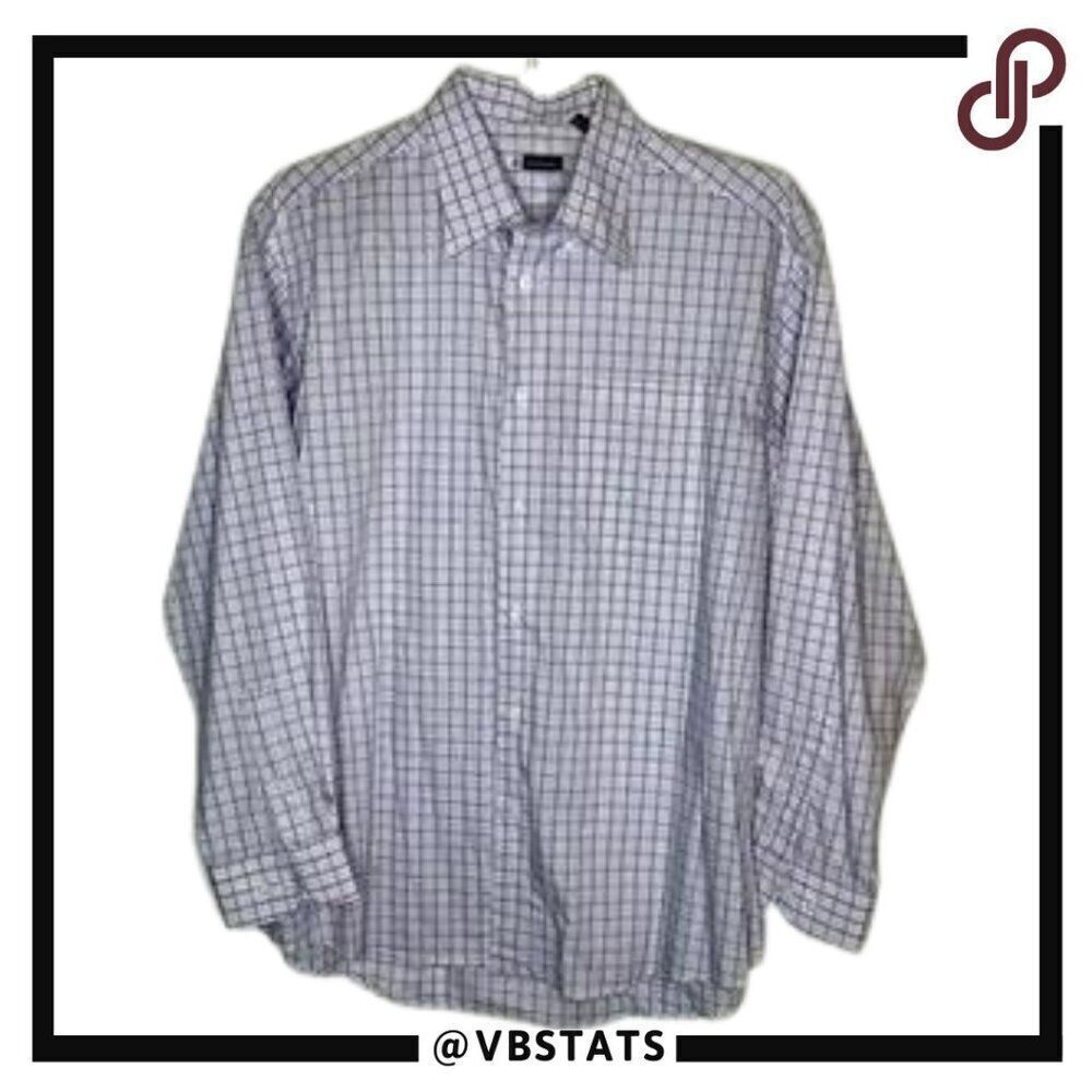 ‎Large Turtleson Purple-White Plaid LS Shirt